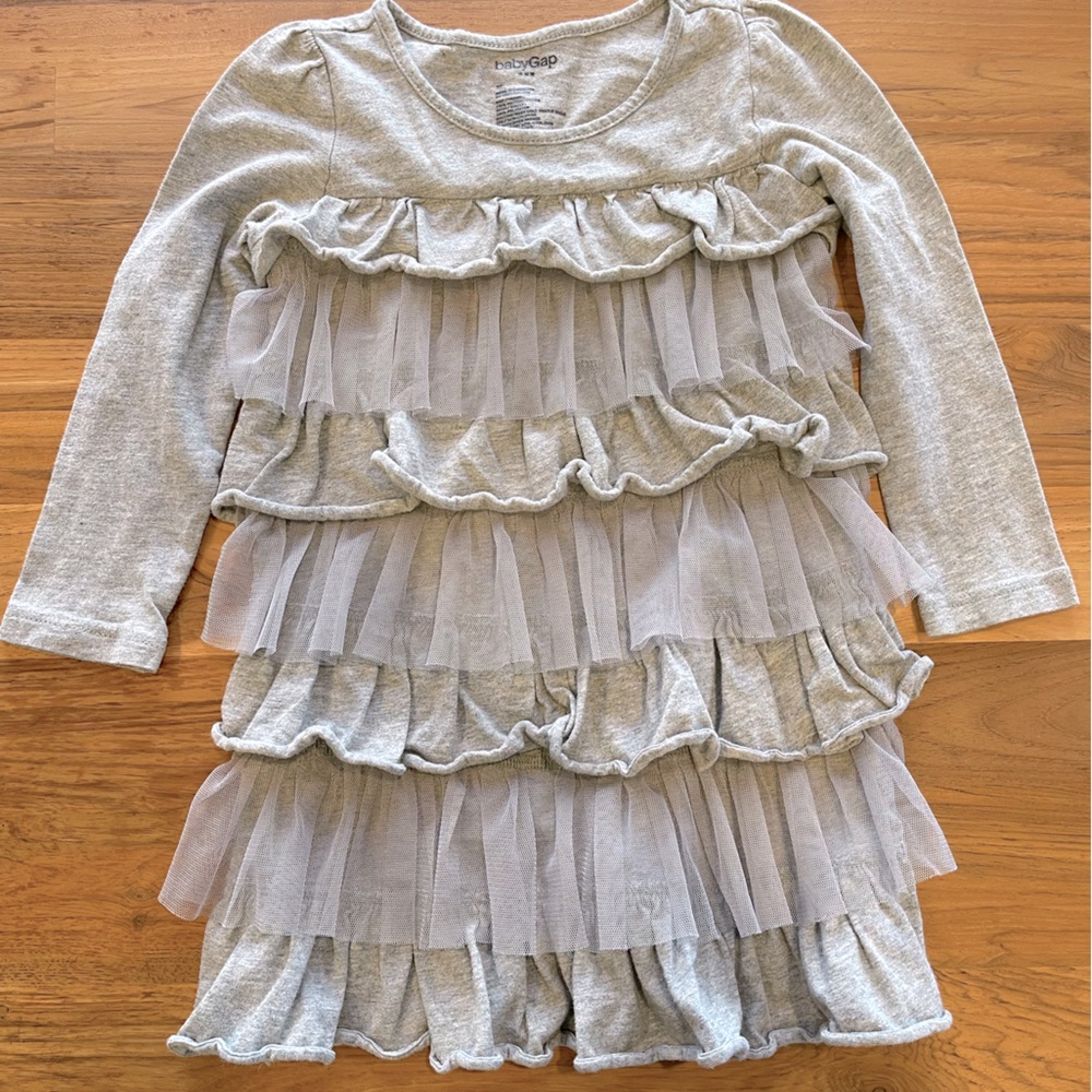 Baby Gap Tiered Ruffle Dress Size 3T